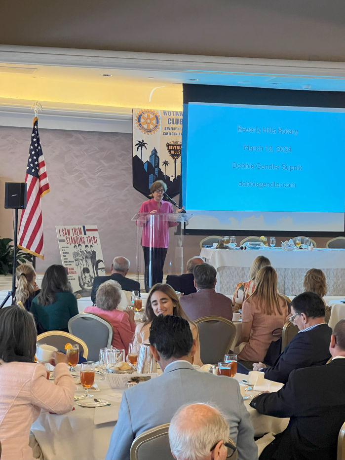 Speaking at Beverly Hills Rotary